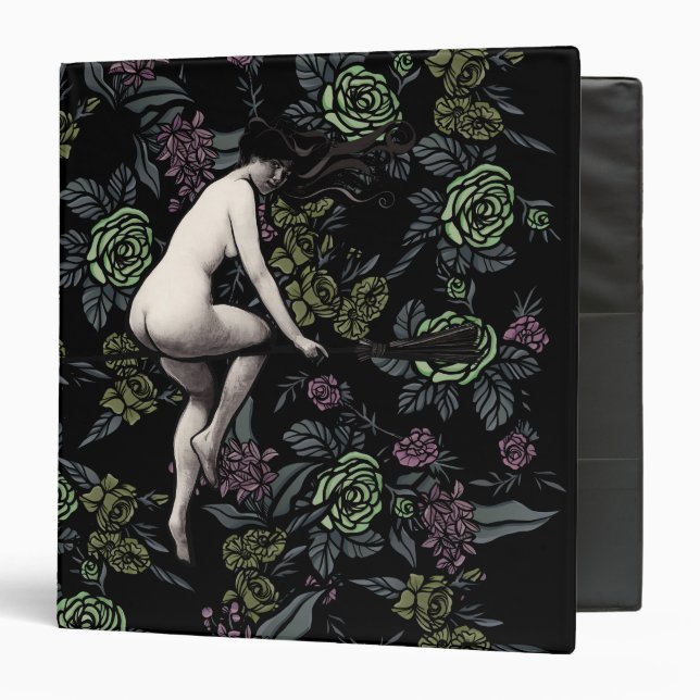 Do No Harm Witch and Broom Witchy                  Binder (Front/Inside)