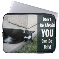 Do Not Be Afraid Cat Motivational Statement