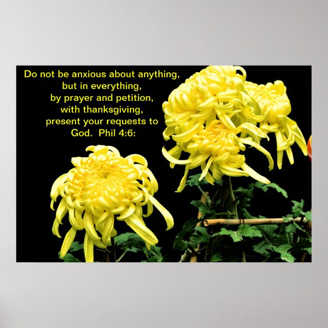 Do not be anxious poster (Front)