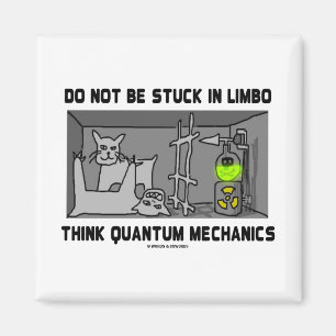 Do Not Be Stuck In Limbo Think Quantum Mechanics Magnet