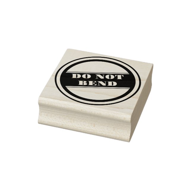 DO NOT BEND RUBBER STAMP (Stamp)
