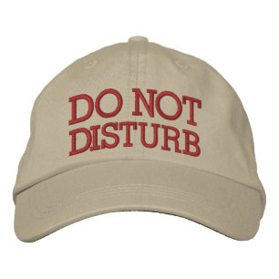 Do Not Disturb by SRF Embroidered Hat