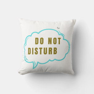 Do Not Disturb Cozy Sleep Blanket – Moon Cloud Rel Throw Pillow