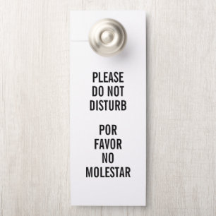 Do Not Disturb Door Hanger
