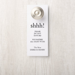 Do Not Disturb Door Hanger