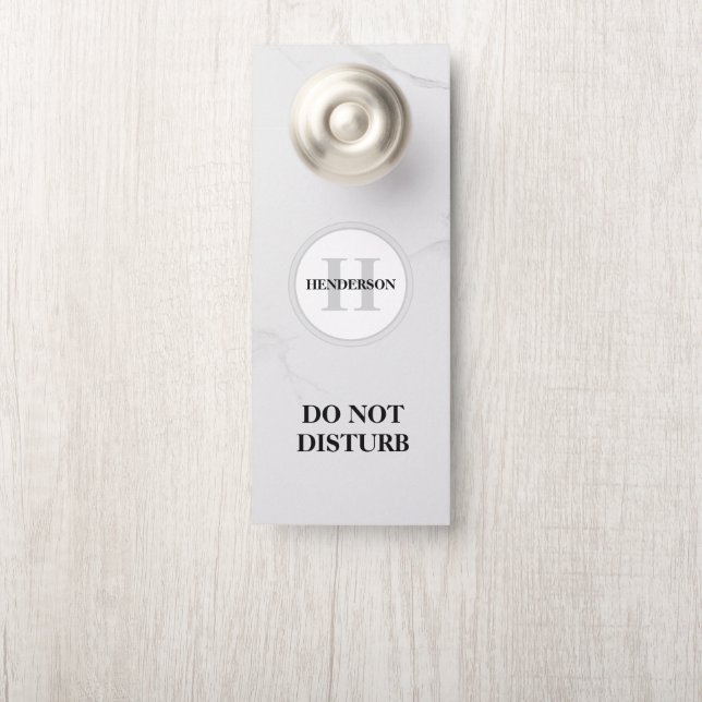 Do Not Disturb Door Hanger (On Knob)
