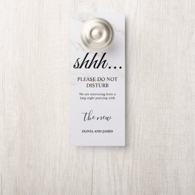 Do Not Disturb Door Hanger (On Knob)