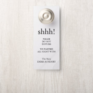 Do Not Disturb Door Hanger