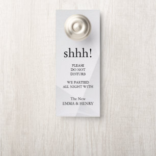 Do Not Disturb Door Hanger