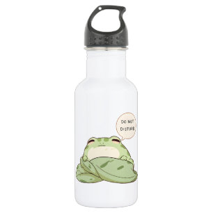 Do Not Disturb Frog Sleepy Kawaii Design 532 Ml Water Bottle