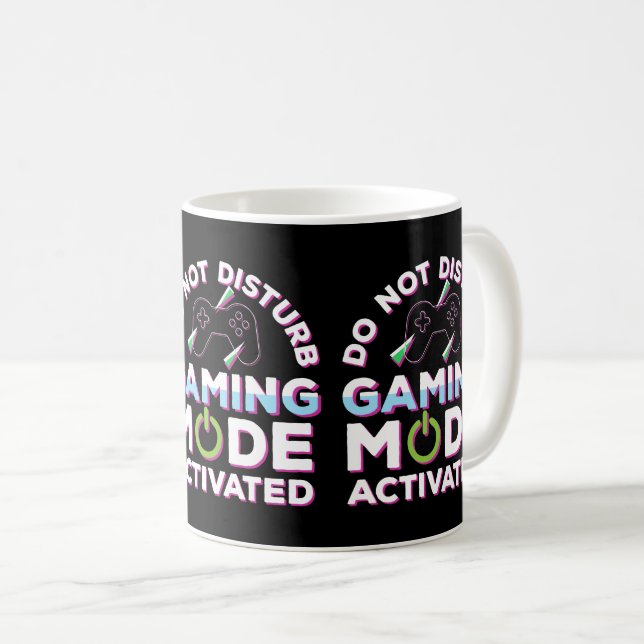 Do Not Disturb Gaming Mode Activated Coffee Mug (Front Right)