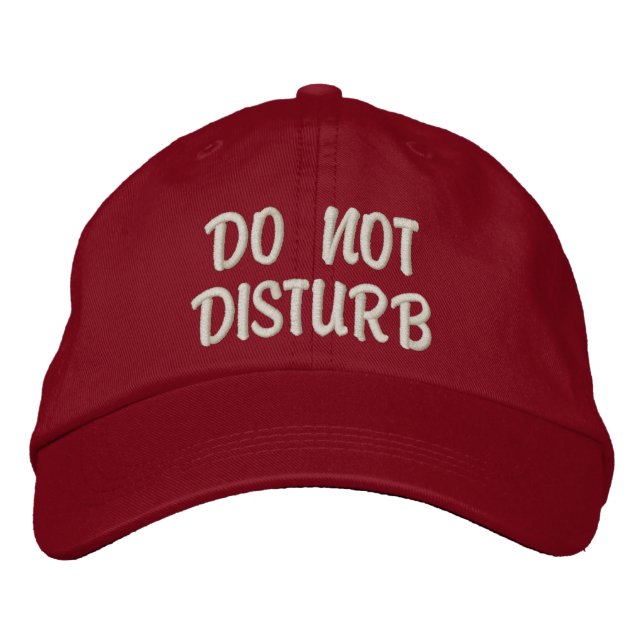 'Do Not Disturb' Gym Hat (Front)