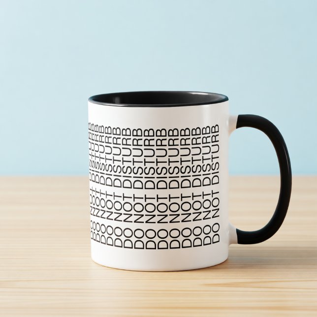 Do Not Disturb Hidden Message Introvert Coffee Mug (Creator Uploaded)