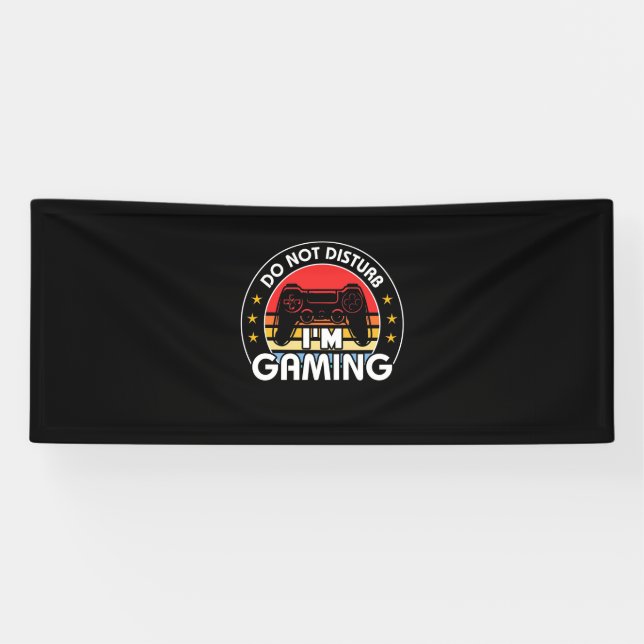 Do Not Disturb I Am Gaming Banner (Horizontal)