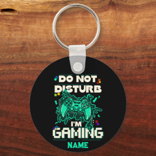 Do Not Disturb I'm Gaming, Video Games Funny Keychain