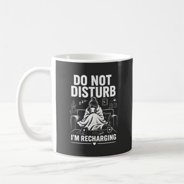 Do Not Disturb Introvert Mode Coffee Mug (Left)