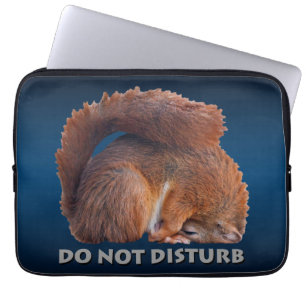 Do Not Disturb Laptop Sleeve (Bluye/Black)