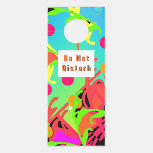 Do Not Disturb Leaf Embellisihment  Door Hanger