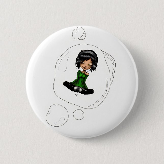 Do not disturb please 2 inch round button (Front)