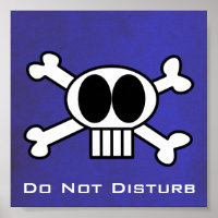 Do Not Disturb Skull and Crossbones.
