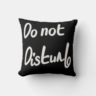 Do Not Disturb Throw Pillow
