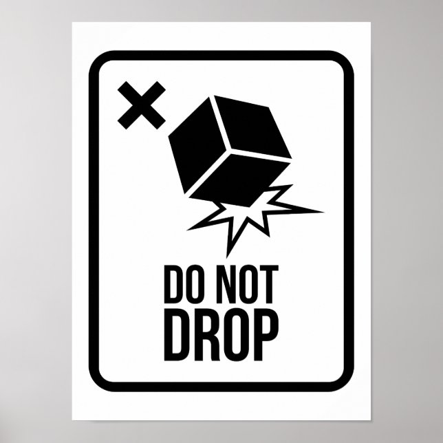 Do not drop  poster (Front)