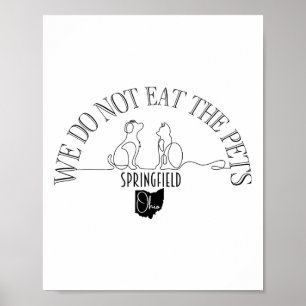 Do Not Eat Pets Debate Ohio Springfield  Poster