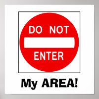 Do Not Enter Sign (Poster)