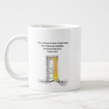 Do Not Fear Bad News - Psalm 112:7 Jumbo Mug