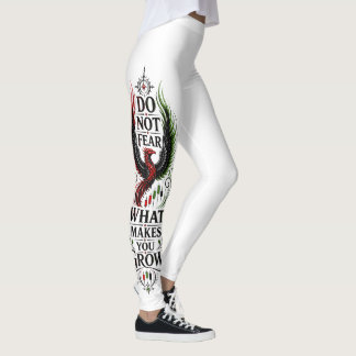 Do Not Fear What Makes You Grow Trader Mindset Leggings