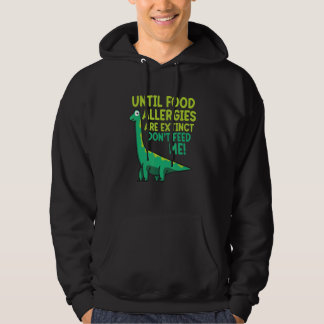Do Not Feed Me Food Allergy Awareness Month Teal G Hoodie
