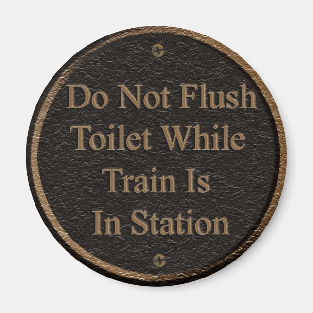 Do Not Flush Magnet (Front)