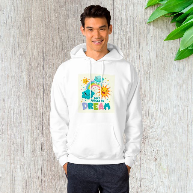 Do Not Forget to Dream Inspirational Sun Clouds  Hoodie (Creator Uploaded)