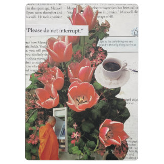 Do Not Interrupt Money Morning Coffee Tea Time Clipboard