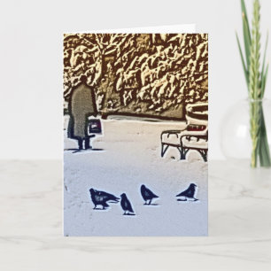 do not leave them alone holiday card