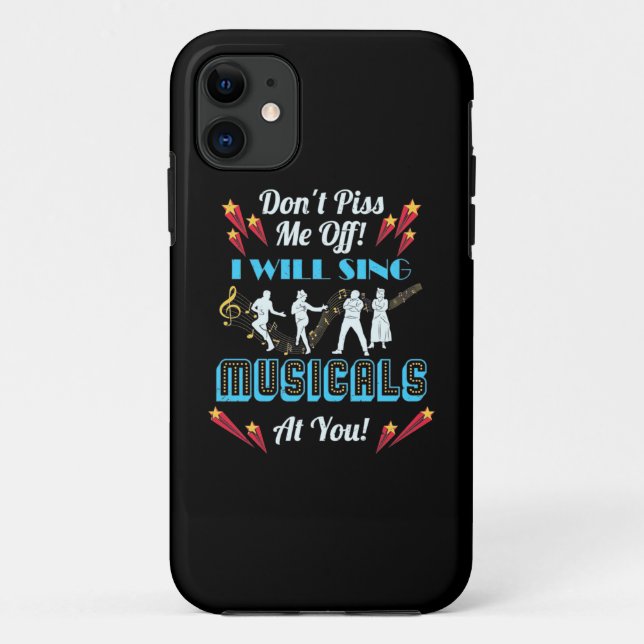 Do Not Me Off Musicals Case-Mate iPhone Case (Back)