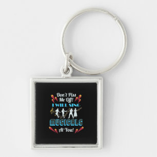 Do Not Me Off Musicals Keychain