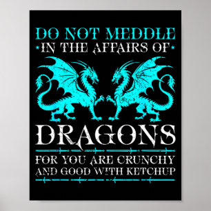 Do Not Meddle Affairs Dragons Fantasy Poster