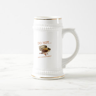 Do Not Open a Can of Worms Beer Stein