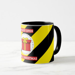 Do Not Open Until Christmas Mug