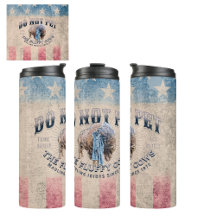 Do Not Pet The Fluffy Cows Red White Blue