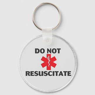 Do Not Resuscitate Keychain