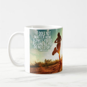 DO NOT STOP. Running Marathon Workout Motivational Coffee Mug