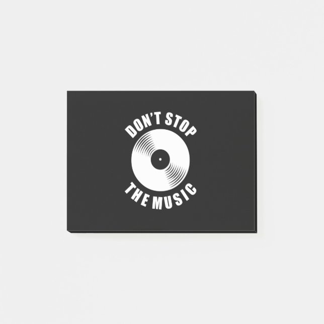 Do Not Stop The Music Post-it Notes (Front)