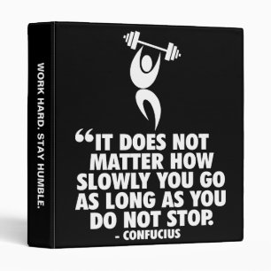 DO NOT STOP. "Weight Lifting" Workout Motivational Binder
