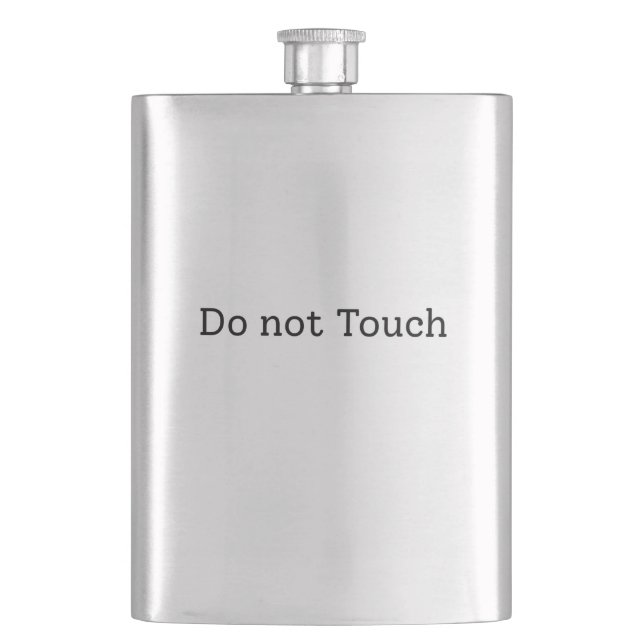 Do not touch hip flask (Front)