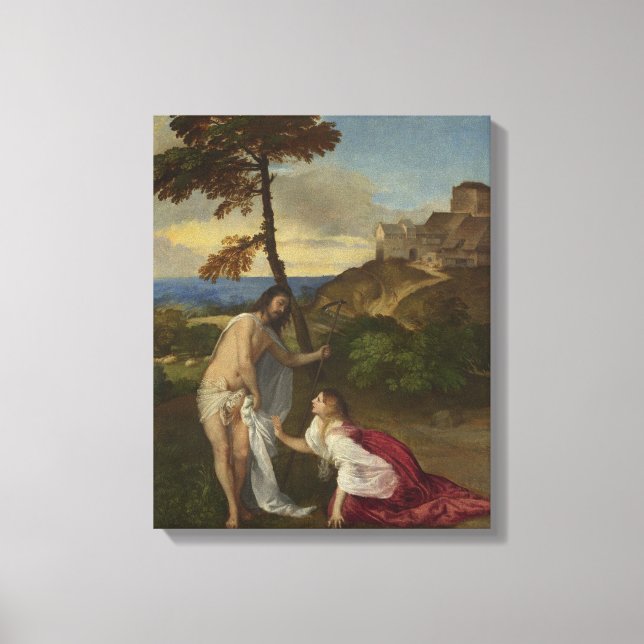 Do Not Touch Me (by Titian) Canvas Print (Front)