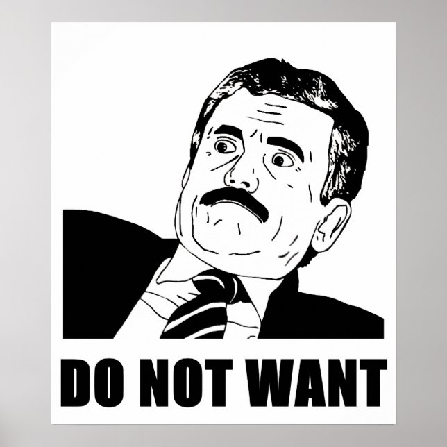 Do Not Want Massimo Does Not Want Poster (Front)