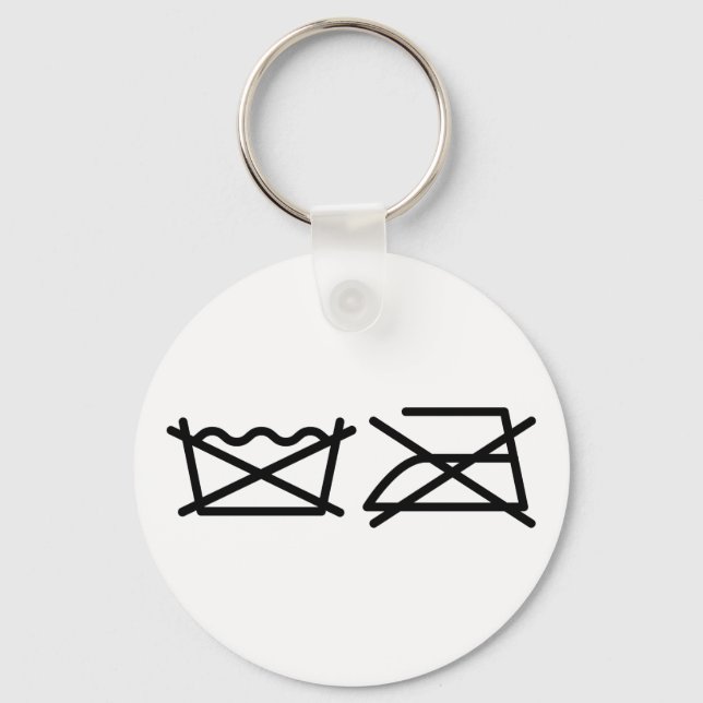 DO NOT WASH! DO NOT IRON! KEYCHAIN (Front)