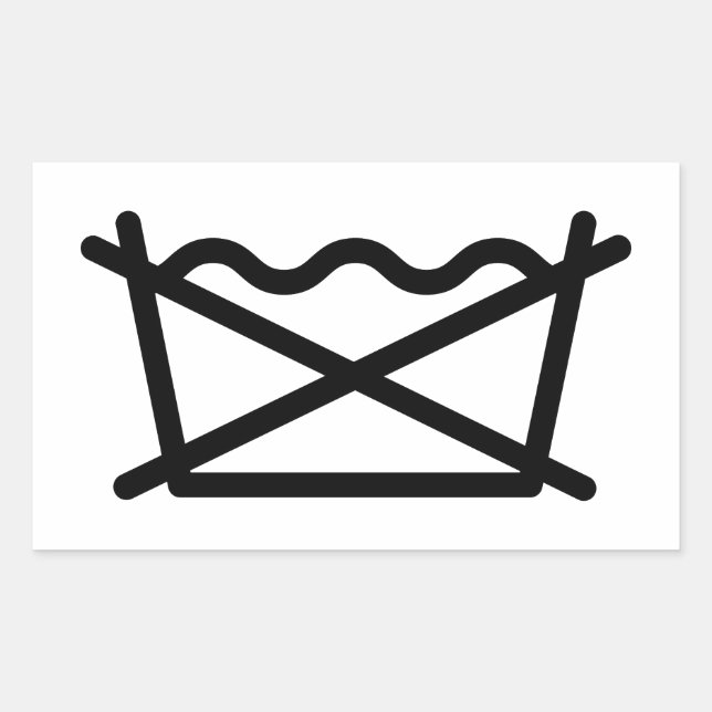 DO NOT WASH! STICKER (Front)